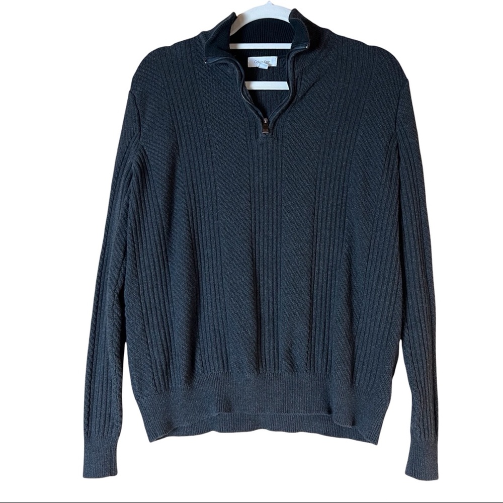Calvin Klein half zip sweater